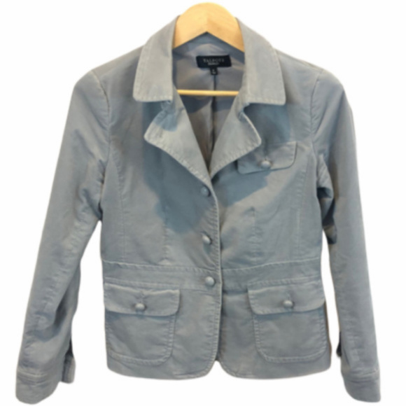 Talbots Jackets & Blazers - Talbots Women's Gray Velvet Blazer - 6